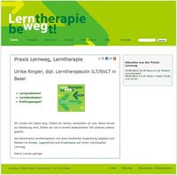 Screenshot der Website Lernweg-Basel